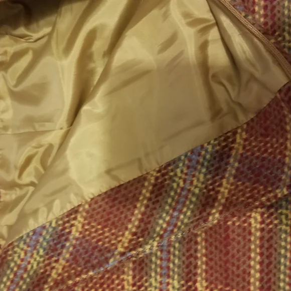 Talbots heavy wool blend satin lined Skirt 2p mint  condition - Picture 8 of 8